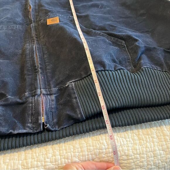 Carhartt Men’s Blue Canvas Duck J 130 MDT Jacket 4XL - Picture 7 of 7
